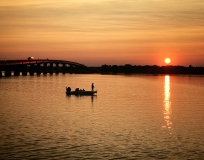 Dock at sunset
