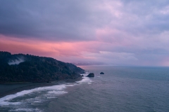 Above Mendocino California