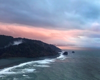 Above Mendocino- California