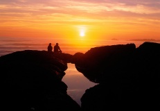 Sunset on Long Beach - Vancouver Island